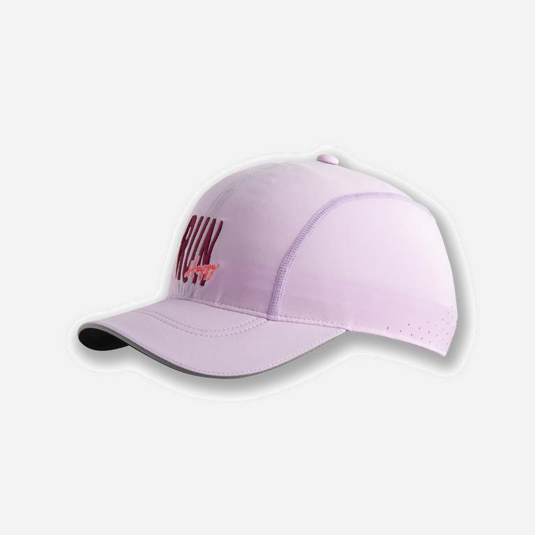 Brooks Chaser Mens Running Hat Ireland Orchid Haze Purple/Run Happy (OKRQ-34986)